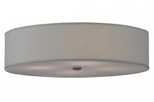 Meyda Green 145895 - 24" Wide Cilindro Off White Textrene Flushmount