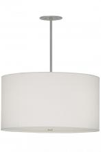 Meyda Green 152359 - 32"W Cilindro Papel Blanco Pendant