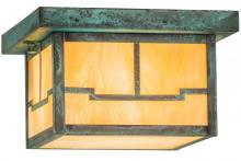 Meyda Green 159221 - 10"Sq Hyde Park Valley View Flushmount