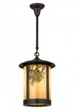 Meyda Green 166028 - 12"W Fulton Winter Pine Pendant