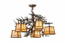 Meyda Green 166720 - 29" Wide Pine Branch Valley View 5 Light Chandelier