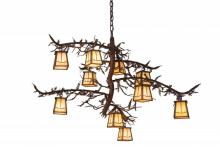 Meyda Green 166759 - 39"W Pine Branch Valley View 10 LT Chandelier