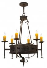 Meyda Green 167204 - 30" Wide Lorenzo 6 Light Chandelier