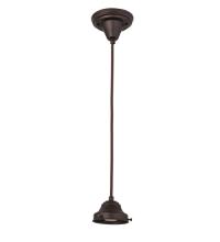 Meyda Green 168509 - 4"W Revival Mahogany Bronze Pendant Hardware