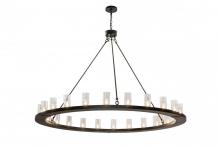 Meyda Green 169898 - 72"W Loxley 24 LT Chandelier