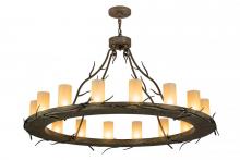 Meyda Green 172808 - 48"W Loxley Branches 16 LT Chandelier