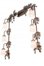 Meyda Green 191400 - 36"W X 42"H Oak Leaf & Acorn 6 LT Vanity Light