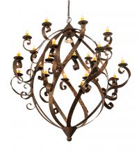 Meyda Green 212146 - 80" Wide Caliope 25 Light Chandelier