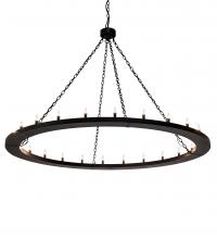 Meyda Green 231316 - 72" Wide Loxley 24 Light Chandelier