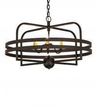 Meyda Green 239586 - 32" Wide Aldari 6 Light Chandelier