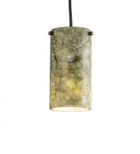 Meyda Green 242069 - 5" Wide Cilindro Jadestone Mini Pendant