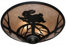 Meyda Green 243185 - 22" Wide Rabbit on the Loose Flushmount