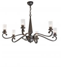 Meyda Green 252881 - 42" Wide Muirfield 6 Light Chandelier