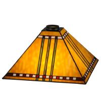 Meyda Green 28592 - 13" Square Prairie Corn Shade