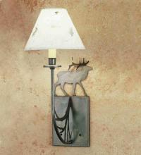 Meyda Green 47762 - 8" Wide Lone Elk Wall Sconce