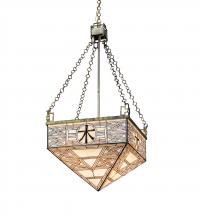 Meyda Green 49817 - 21" Square Shu Pendant