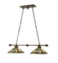 Meyda Green 67735 - 32"L Prairie Wheat 2 LT Island Pendant