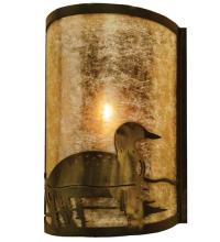 Meyda Green 68173 - 8"W Loon Right Wall Sconce