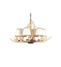 Meyda Green 80148 - 30"W Buckland 6 LT Chandelier