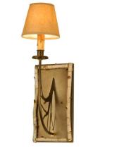 Meyda Green 81093 - 6"W Birchwood Wall Sconce