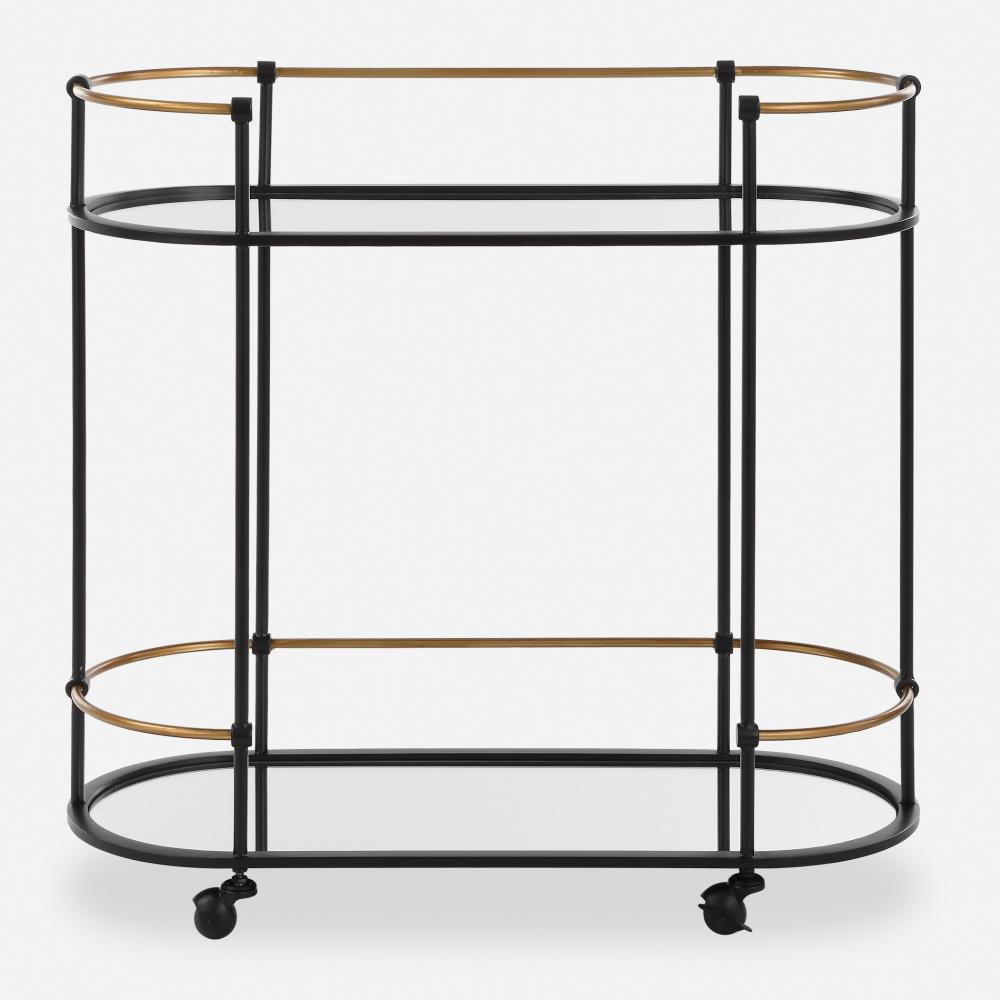 Uttermost Andre Iron Bar Cart