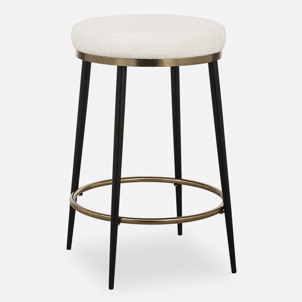 Uttermost Ensemble Cream Counter Stool