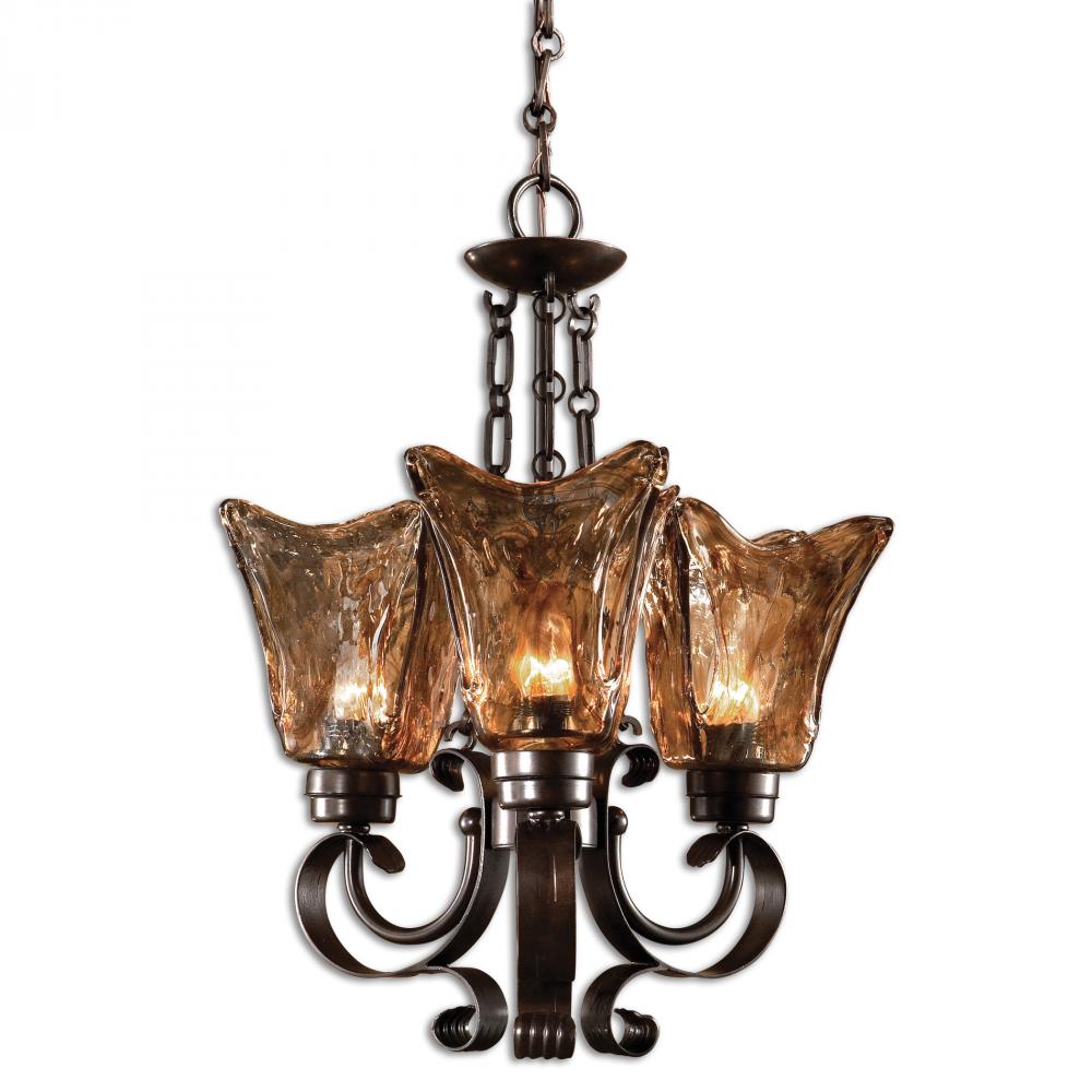 Vetraio 3Lt Oil Rubbed Bronze Chandelier