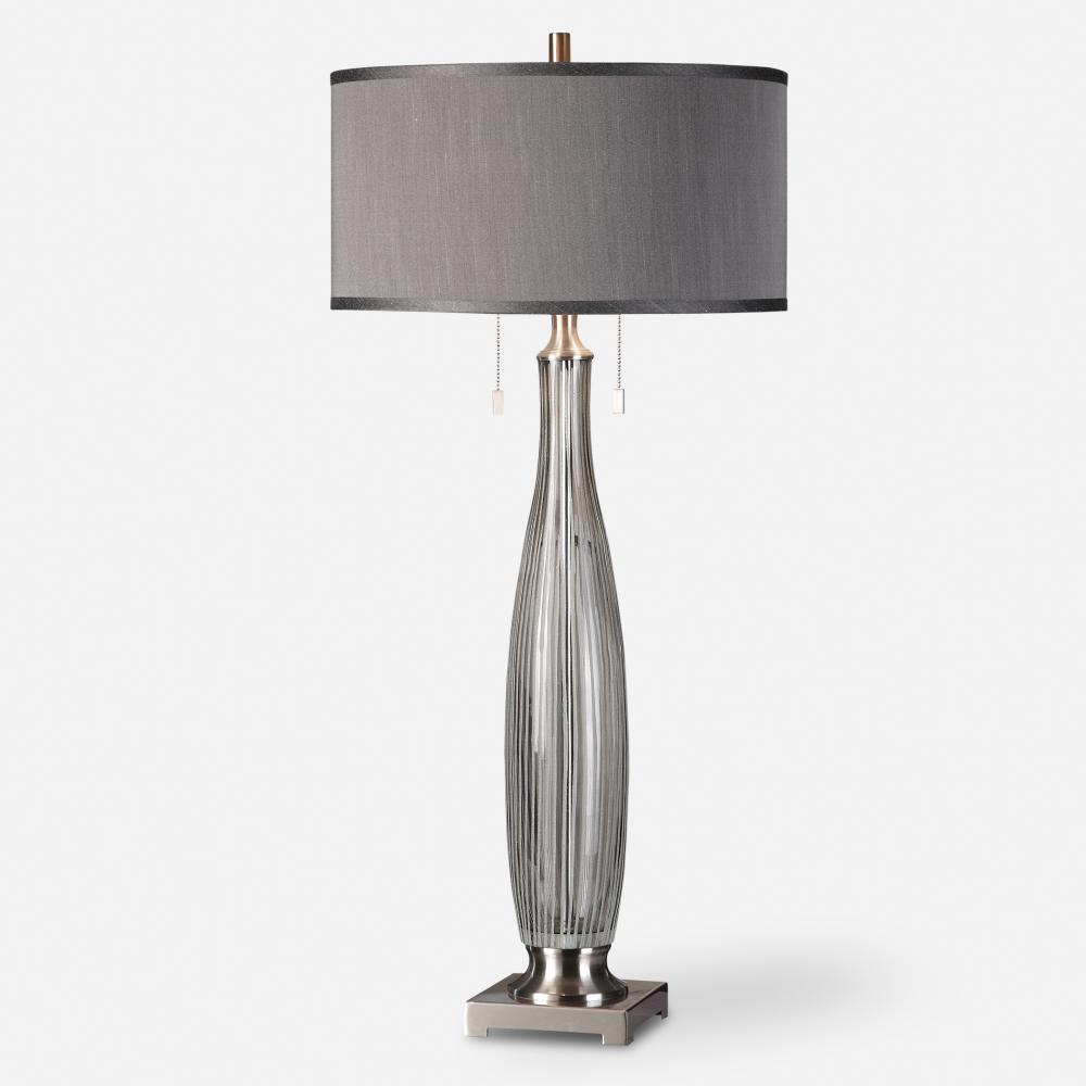 Uttermost Coloma Gray Glass Table Lamp