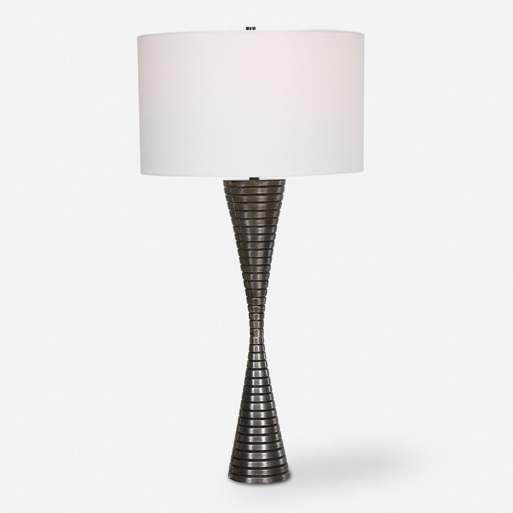 Uttermost Renegade Ribbed Iron Table Lamp