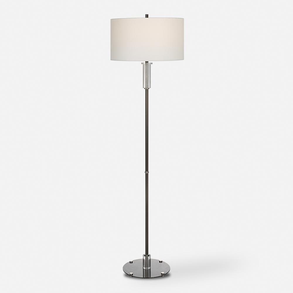 Uttermost Aurelia Steel Floor Lamp