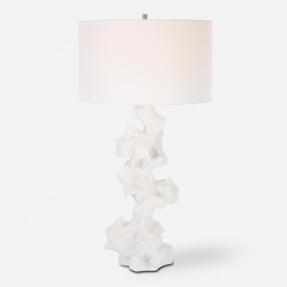 Remnant White Marble Table Lamp