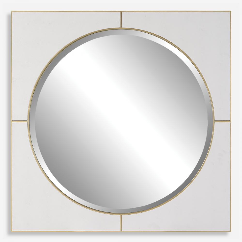 Cyprus White Square Mirror