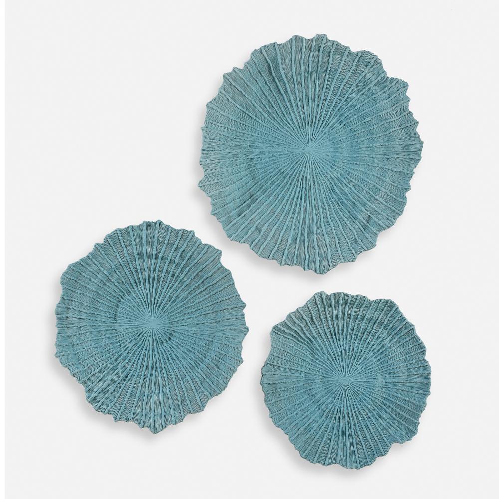 Uttermost Ocean Gems Blue Wall Decor Set/3