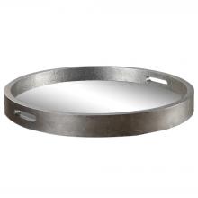 Uttermost 19997 - Bechet Round Silver Tray