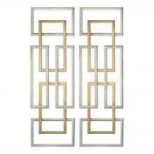 Uttermost 04145 - Aerin Geometric Wall Art, S/2