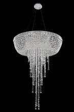 Kalco Allegri 027352-010-FR001 - Cascata 32 Inch Convertible Pendant - Flush Mount