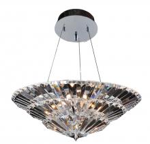 Kalco Allegri 11426-010-FR001 - Auletta 24 Inch Convertible Pendant - Semi Flush Mount