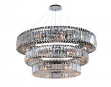 Kalco Allegri 11770-010-FR001 - Rondelle 47 Inch 3 Tier Pendant