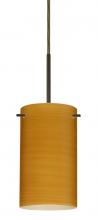 Besa Lighting 1BC-4404OK-LED-BR - Besa Stilo 7 LED Pendant Oak Bronze 1x9W LED