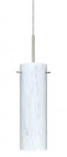 Besa Lighting 1BC-493019-LED-SN - Besa Copa LED Pendant Carrera Satin Nickel 1x9W LED