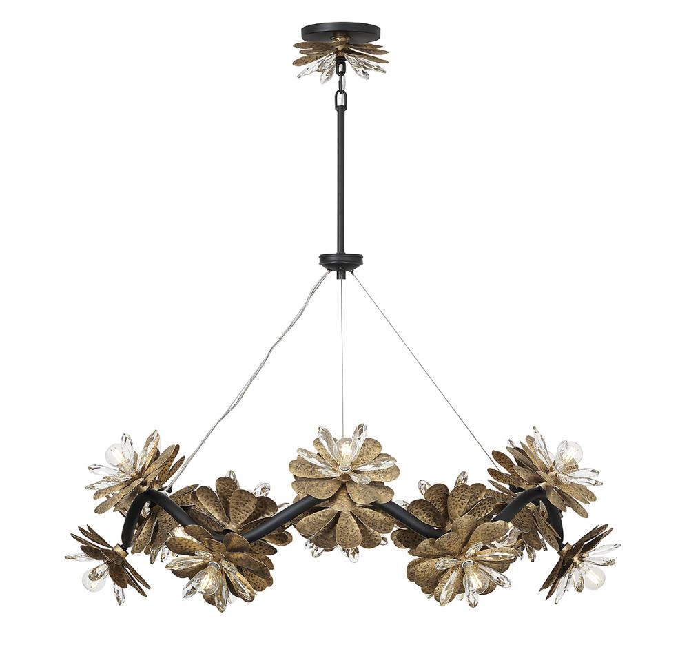 Giselle 24-Light Chandelier in Delphine