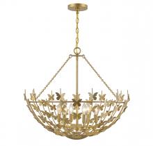 Savoy House 7-4199-6-171 - Birch 6-Light Pendant in Burnished Brass