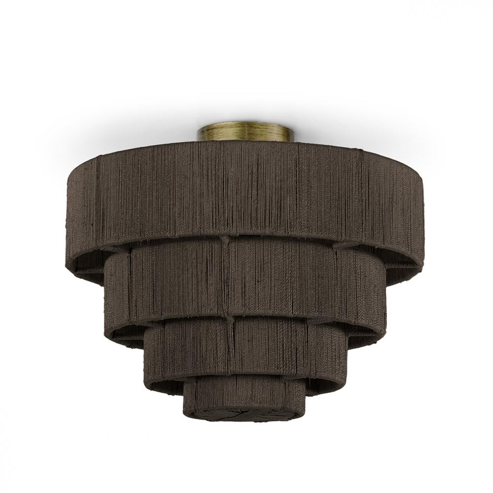 Everly Semi Flush Mount Espresso