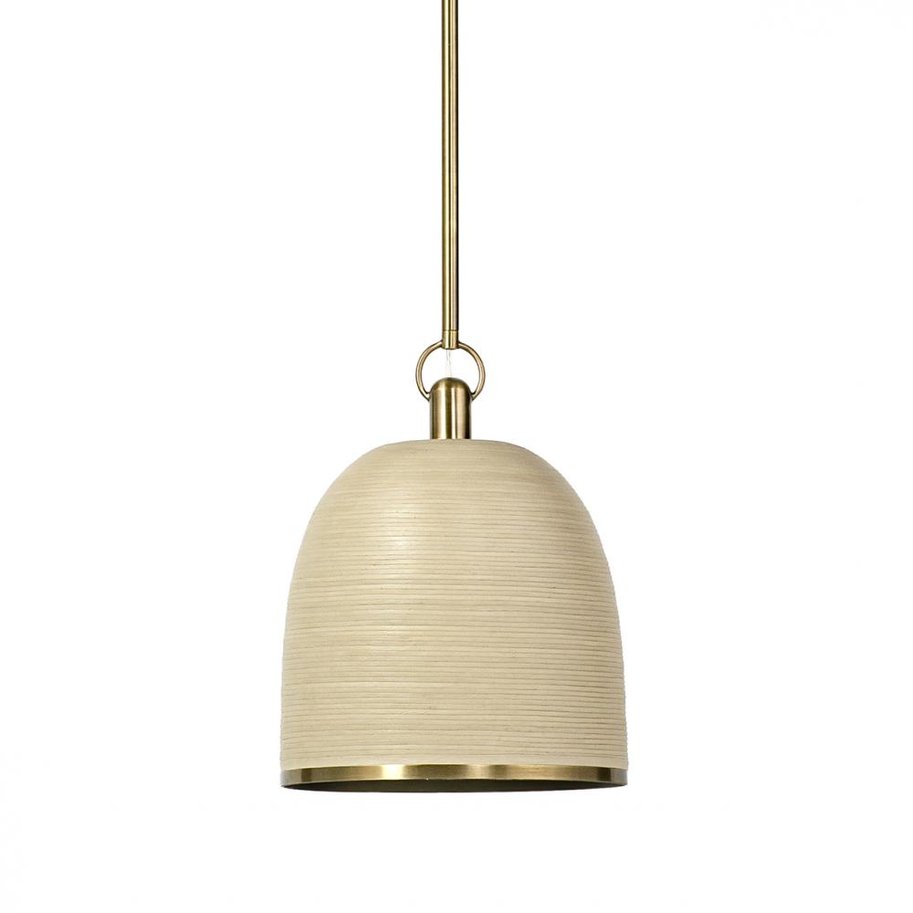 Rivoli Leather Pendant Sand