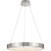 Progress P500369-009-30 - Inverse LED Collection Modern Brushed Nickel Pendant