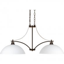 Progress P4254-20 - Legend Collection Two-Light Linear Chandelier