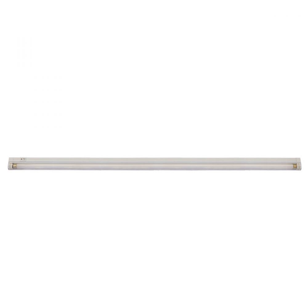 One Light White Fluorescent Undercabinet Light