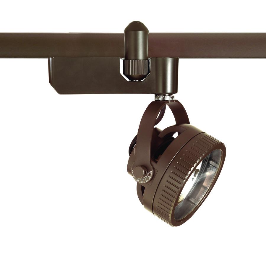 One Light Bronze Track Head