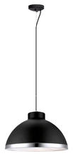 Eglo 200259A - One Light Black/chrome Down Pendant