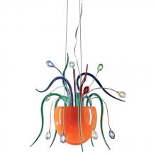 PLC Lighting 87768 PC - 15 Light Pendant Gelato Collection